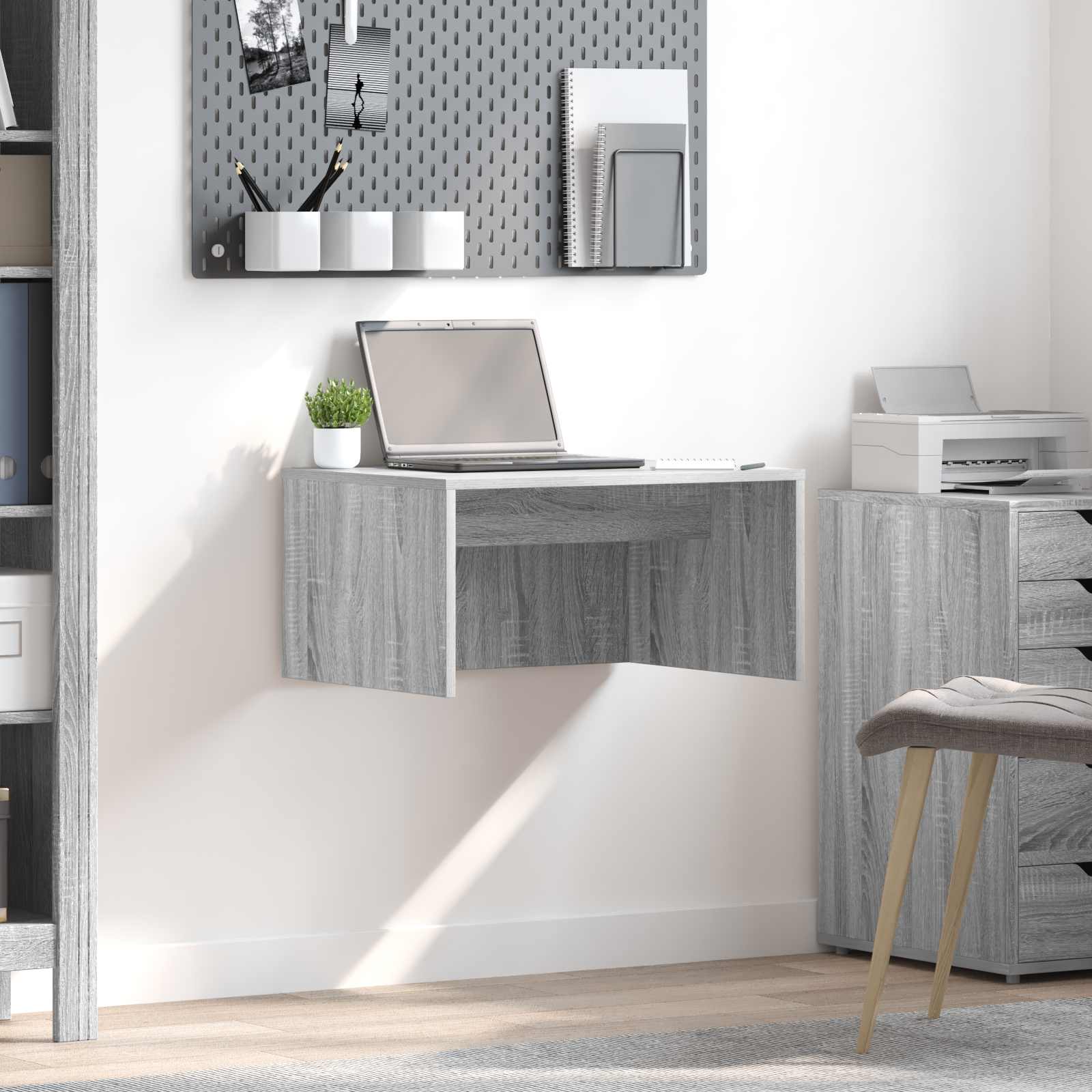 Wandtisch Graues Sonoma 60 x 45 x 30 cm Holzwerkstoff