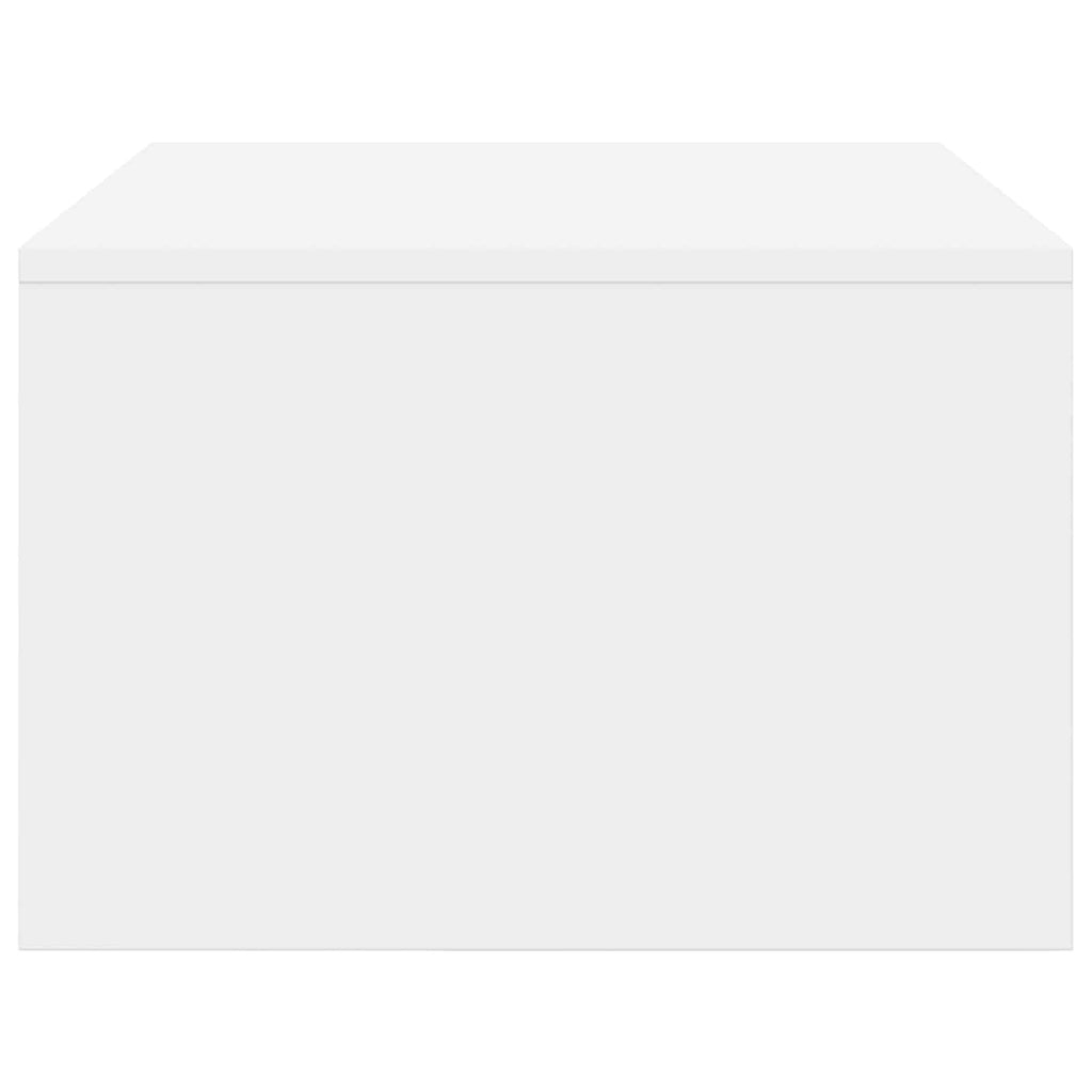 Wandtisch Wandmontiert Weiß 80 x 45 x 30 cm Holzwerkstoff