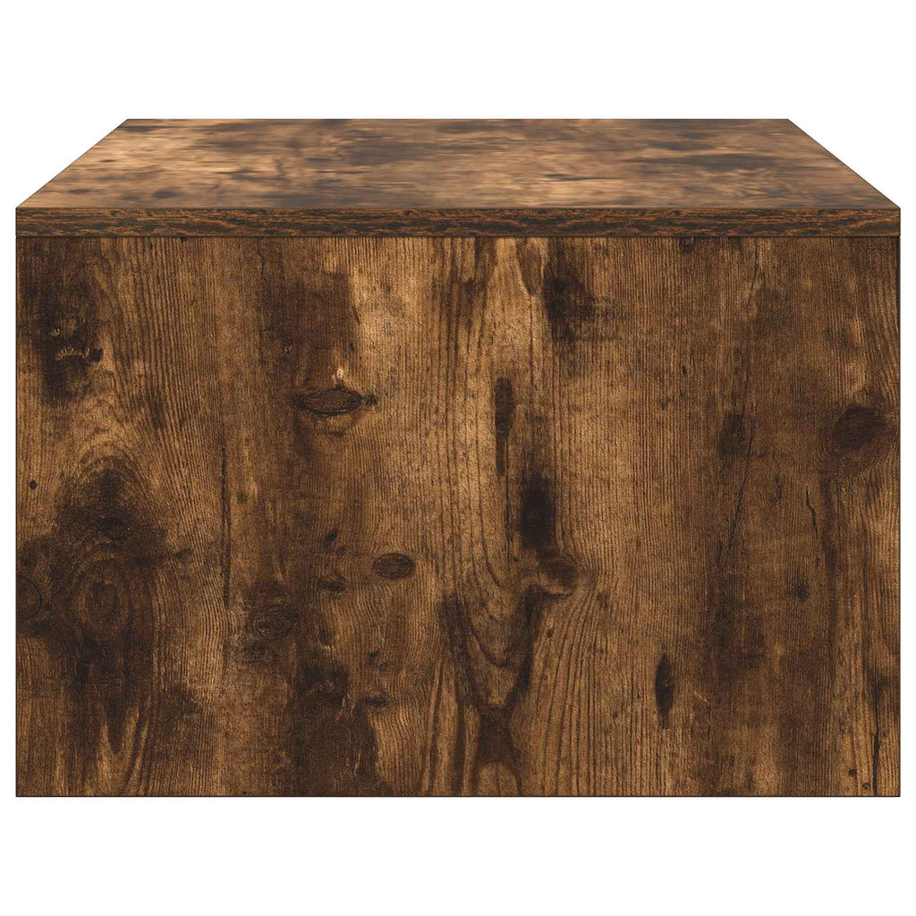 Wandtisch Geräucherte Eiche 80 x 45 x 30 cm Holzwerkstoff