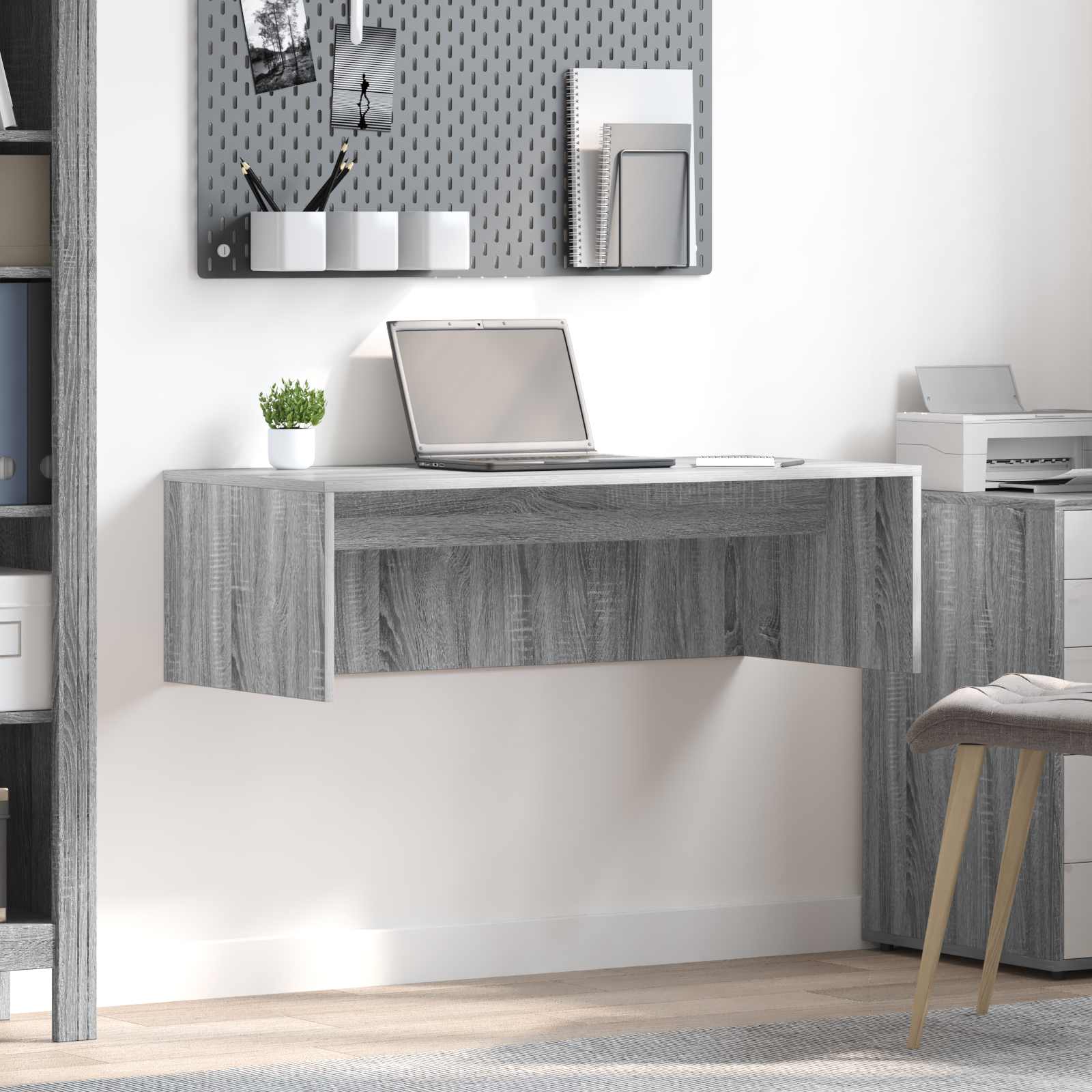 Wandtisch Graues Sonoma 100 x 45 x 30 cm Holzwerkstoff
