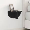 Wandregal 2 pcs Schwarz 38 x 19 x 19 cm Holzwerkstoff