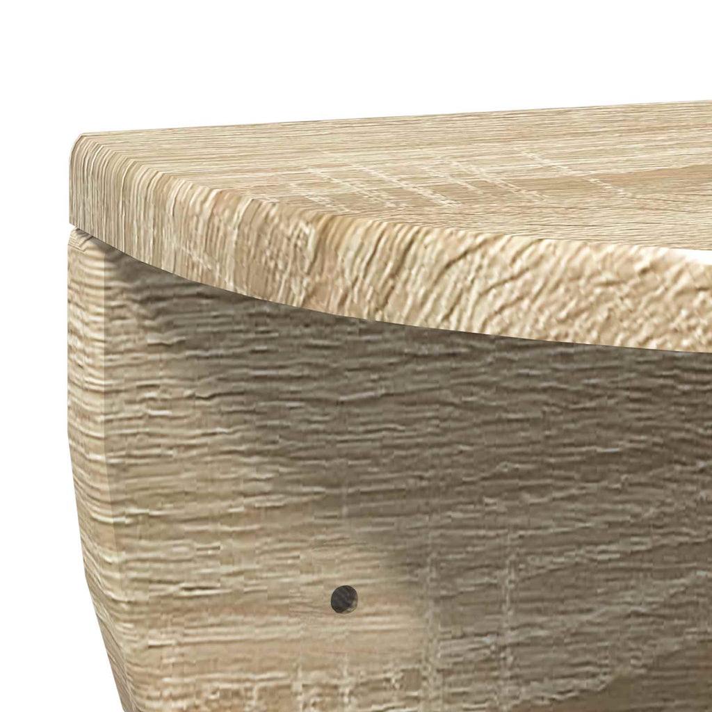 Wandregal Sonoma-Eiche 38 x 19 x 19 cm Holzwerkstoff
