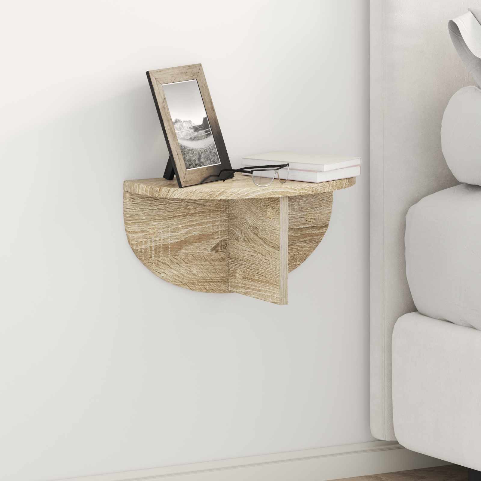 Wandregal Sonoma-Eiche 38 x 19 x 19 cm Holzwerkstoff