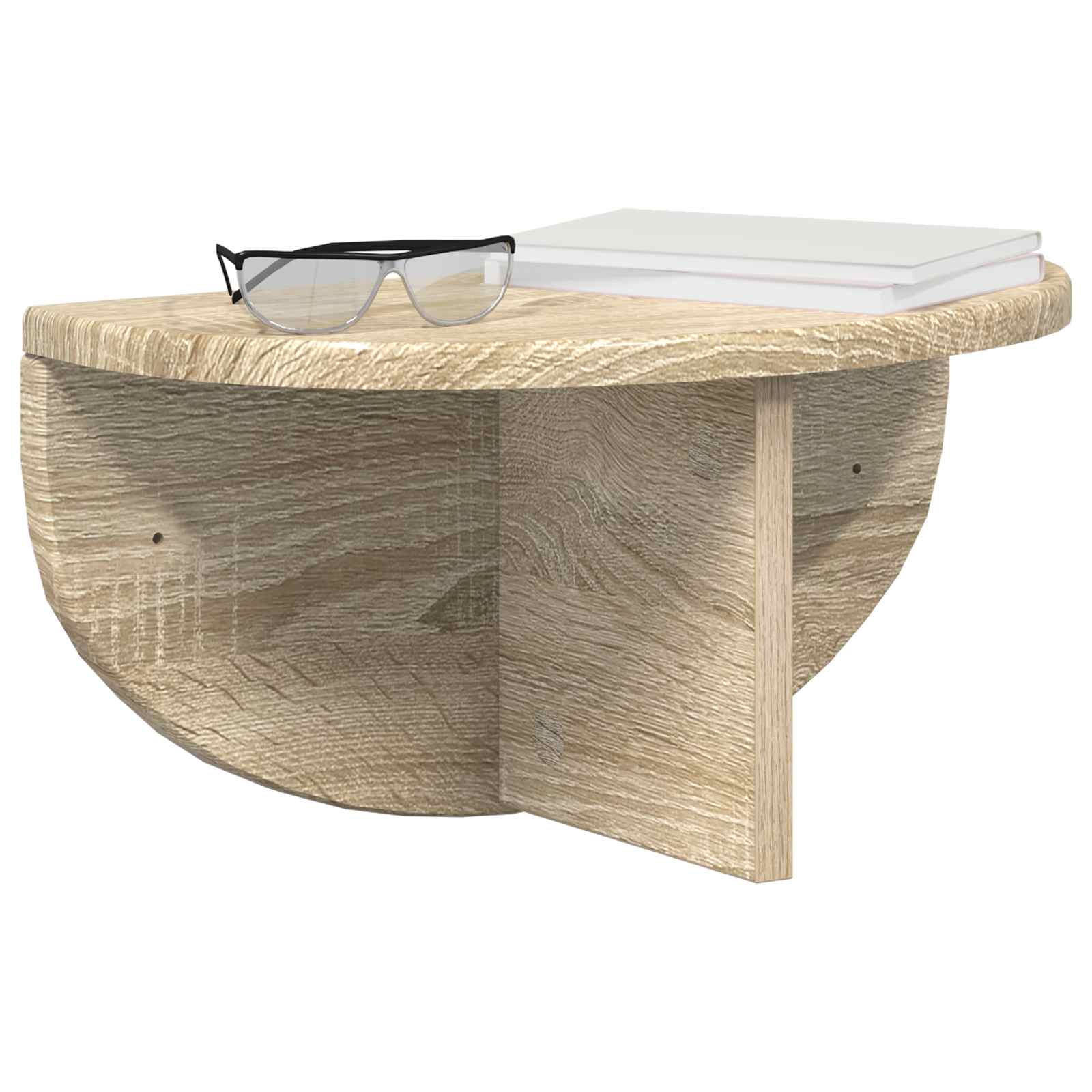Wandregal Sonoma-Eiche 38 x 19 x 19 cm Holzwerkstoff