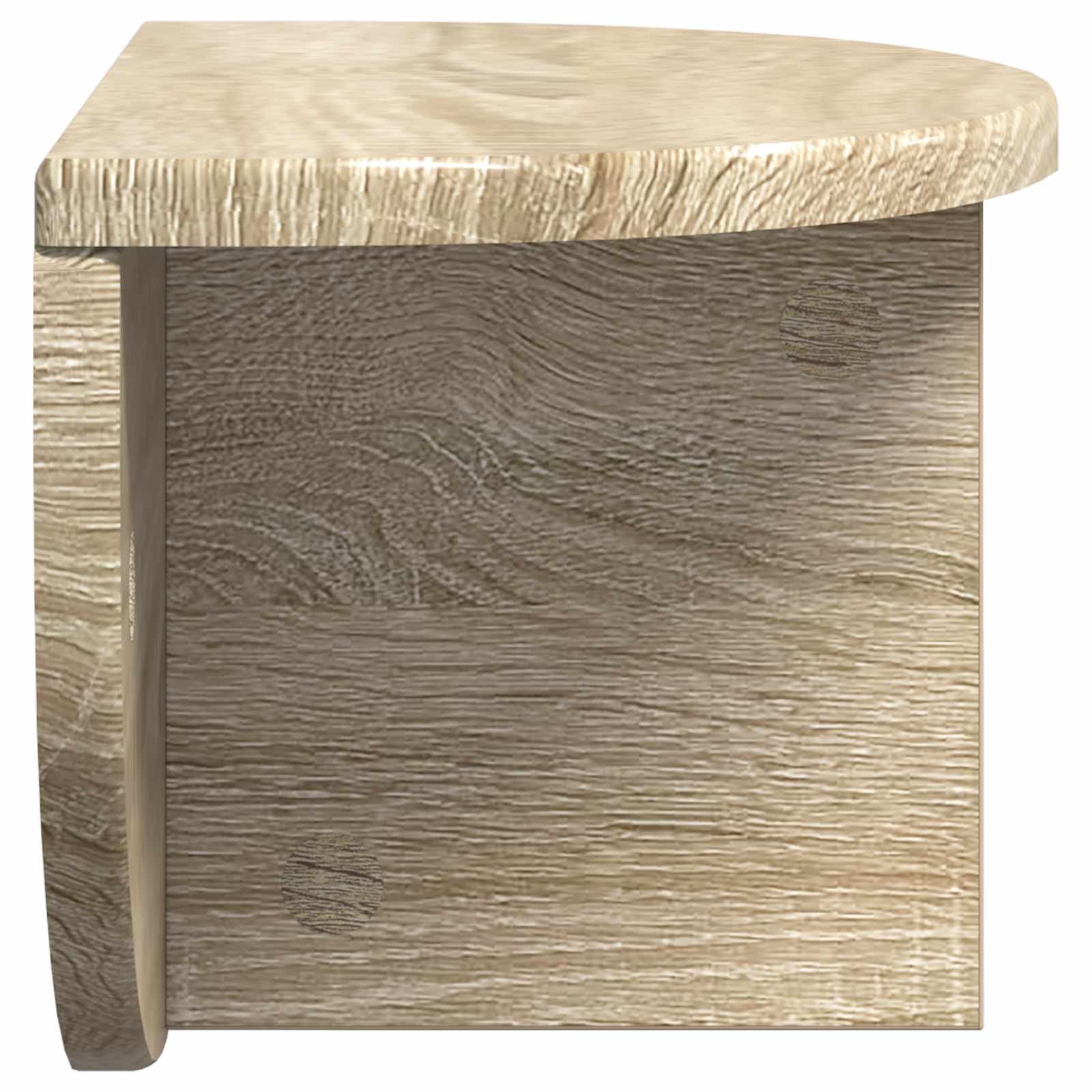 Wandregal Sonoma-Eiche 38 x 19 x 19 cm Holzwerkstoff
