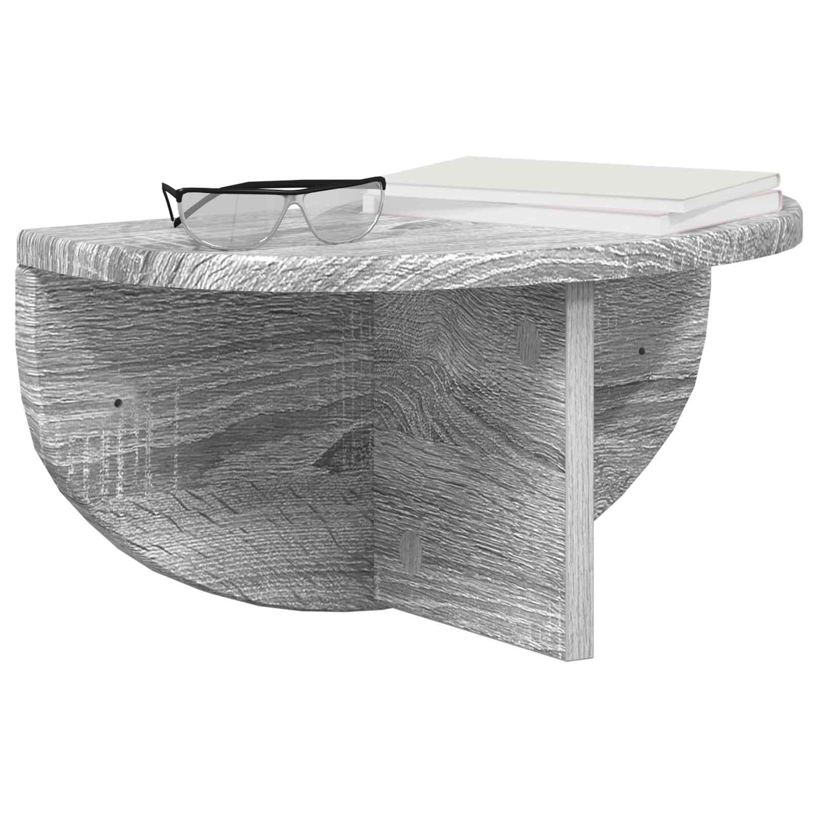 Wandregal Graues Sonoma 38 x 19 x 19 cm Holzwerkstoff