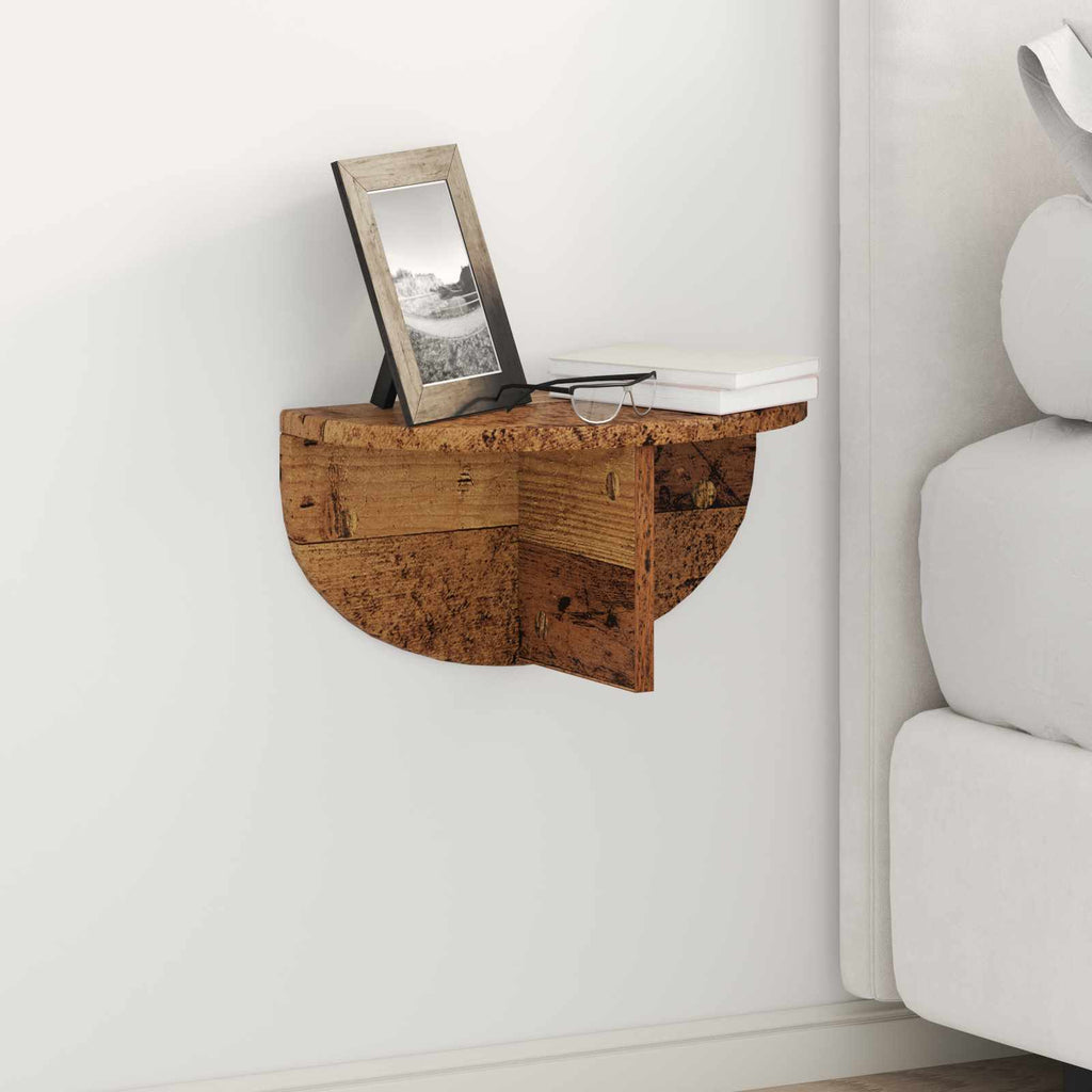 Wandregal Wandmontiert Altholz 38 x 19 x 19 cm Holzwerkstoff
