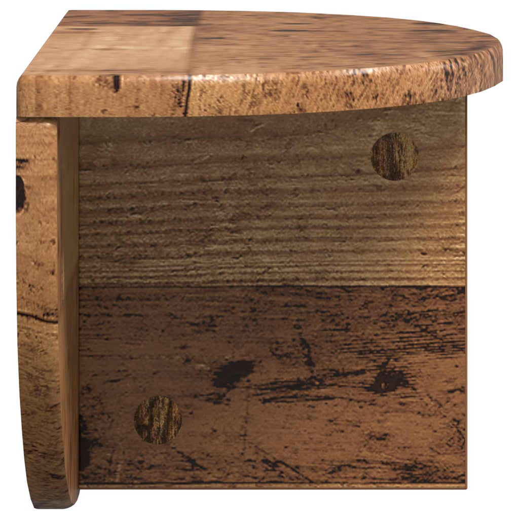 Wandregal Wandmontiert Altholz 38 x 19 x 19 cm Holzwerkstoff