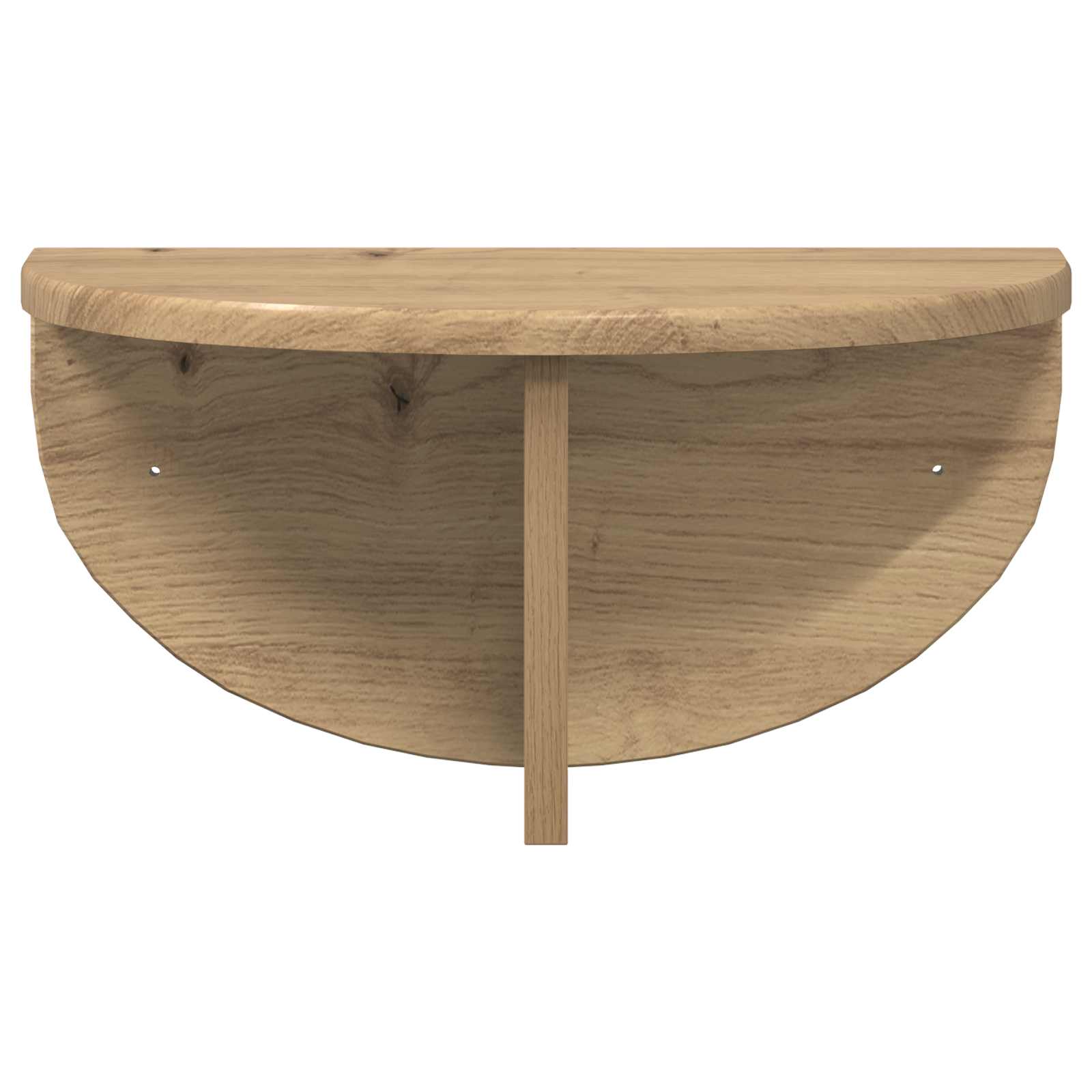Wandregal 2 pcs Artisan-Eiche 38 x 19 x 19 cm Holzwerkstoff