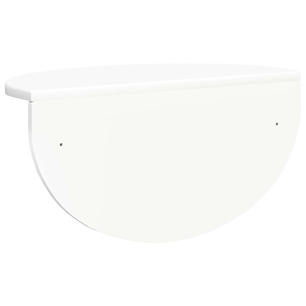 Wandregal Wandmontiert Weiß 48 x 24 x 24 cm Holzwerkstoff