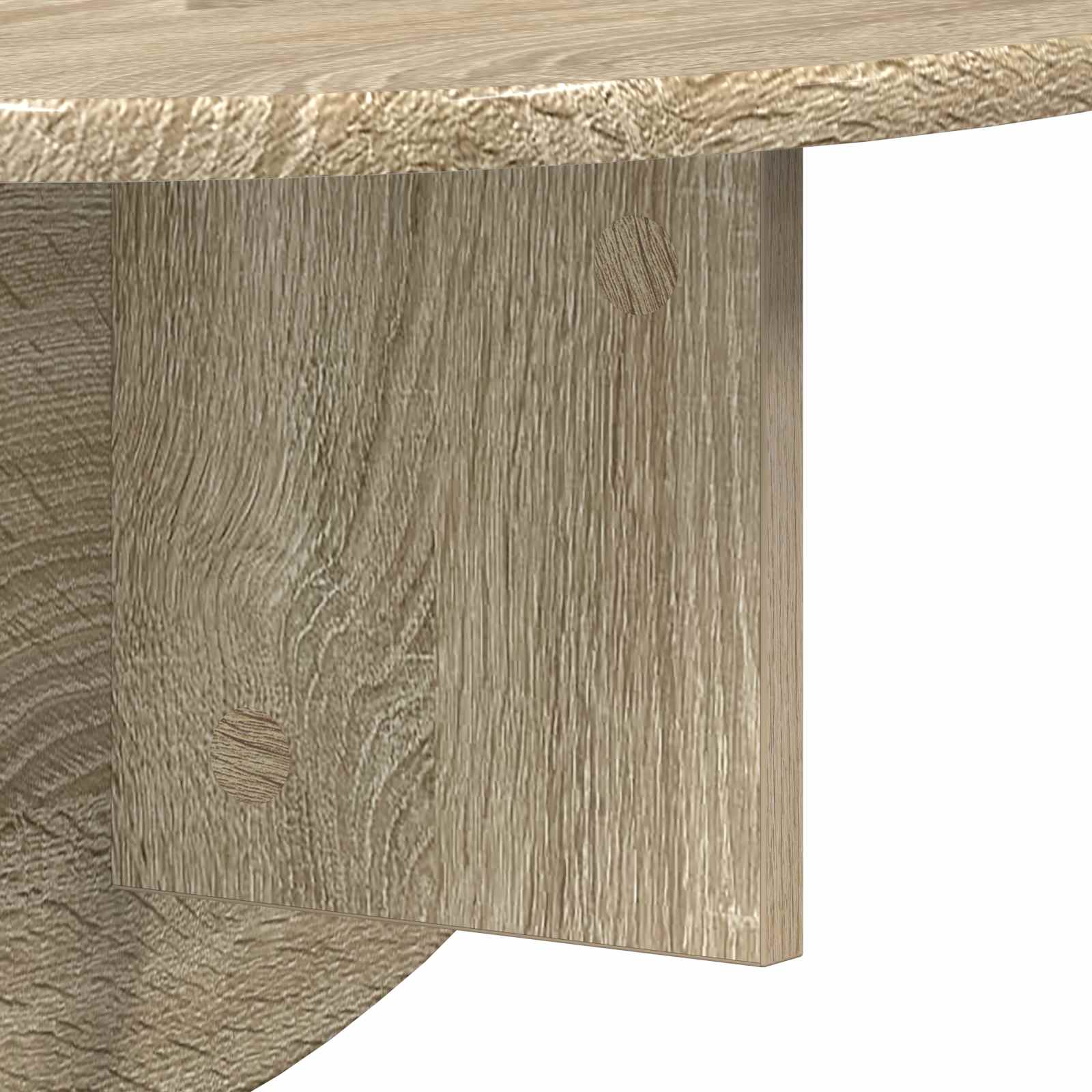 Wandregal Sonoma-Eiche 48 x 24 x 24 cm Holzwerkstoff