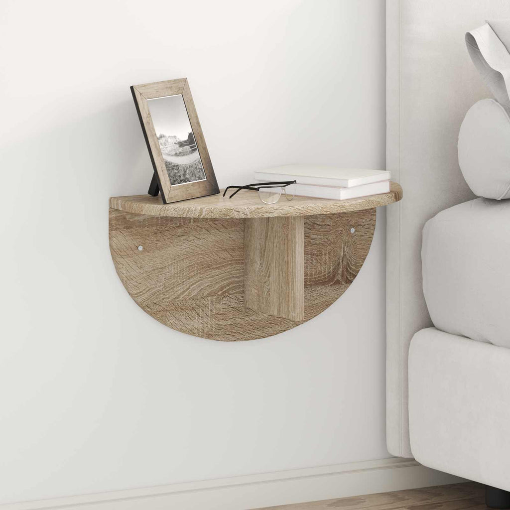 Wandregal Sonoma-Eiche 48 x 24 x 24 cm Holzwerkstoff