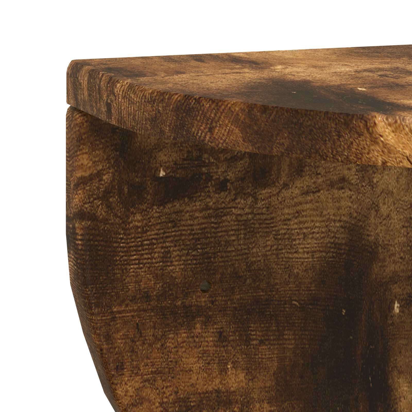 Wandregal Geräucherte Eiche 48 x 24 x 24 cm Holzwerkstoff