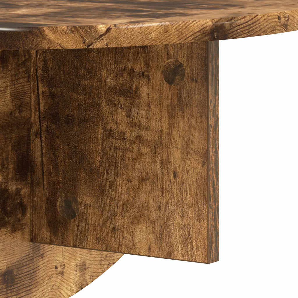 Wandregal 2 pcs Geräucherte Eiche 48 x 24 x 24 cm Holzwerkstoff