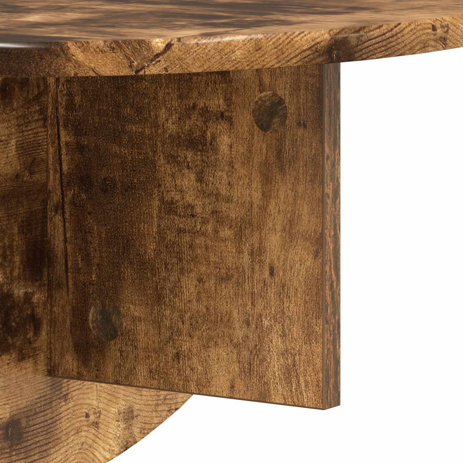 Wandregal 2 pcs Geräucherte Eiche 48 x 24 x 24 cm Holzwerkstoff