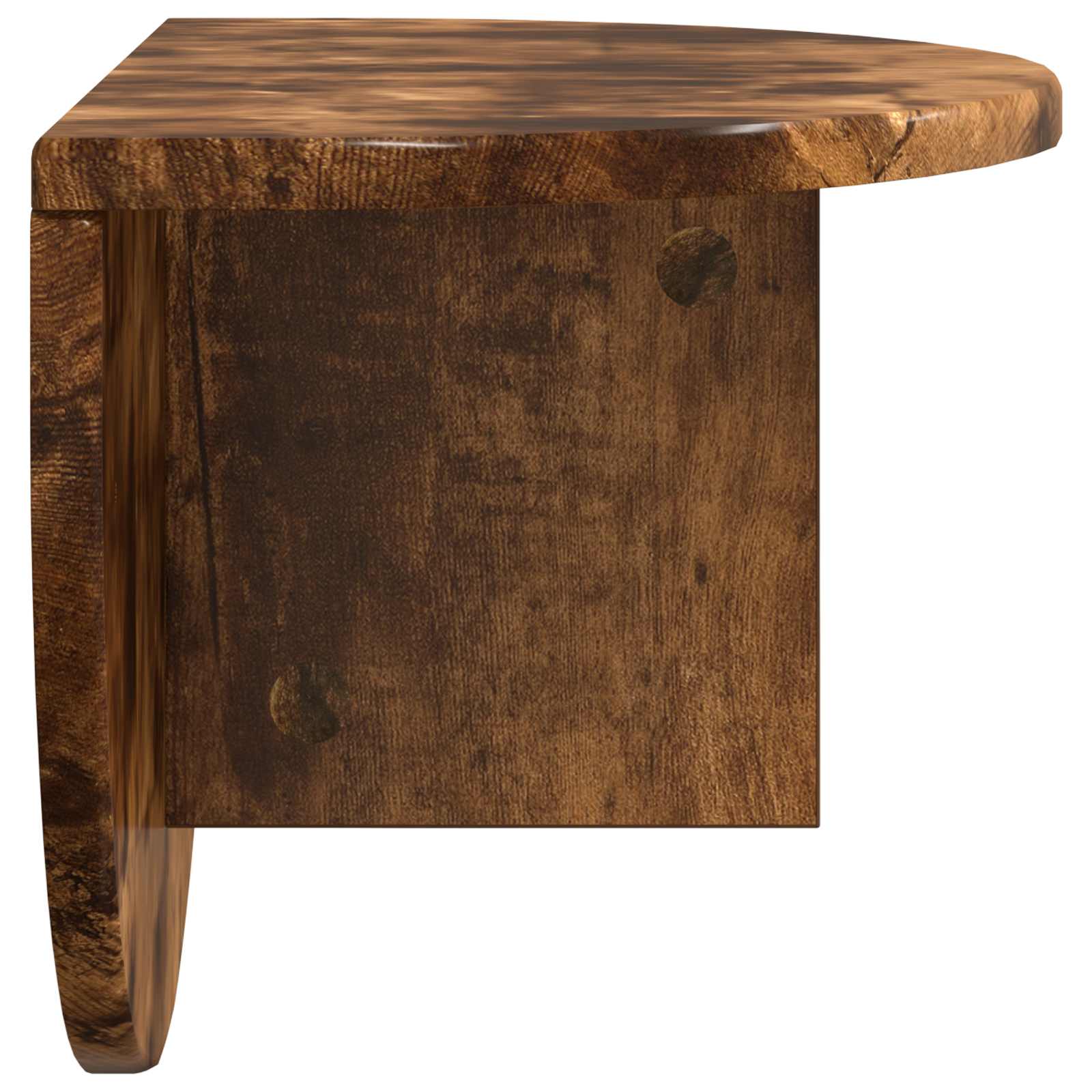 Wandregal 2 pcs Geräucherte Eiche 48 x 24 x 24 cm Holzwerkstoff