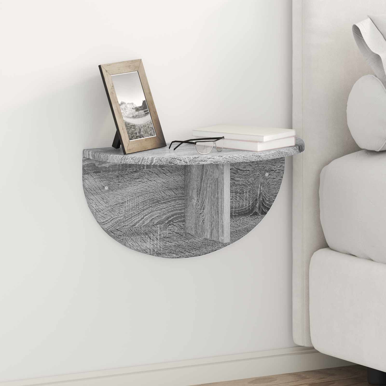 Wandregal Graues Sonoma 48 x 24 x 24 cm Holzwerkstoff