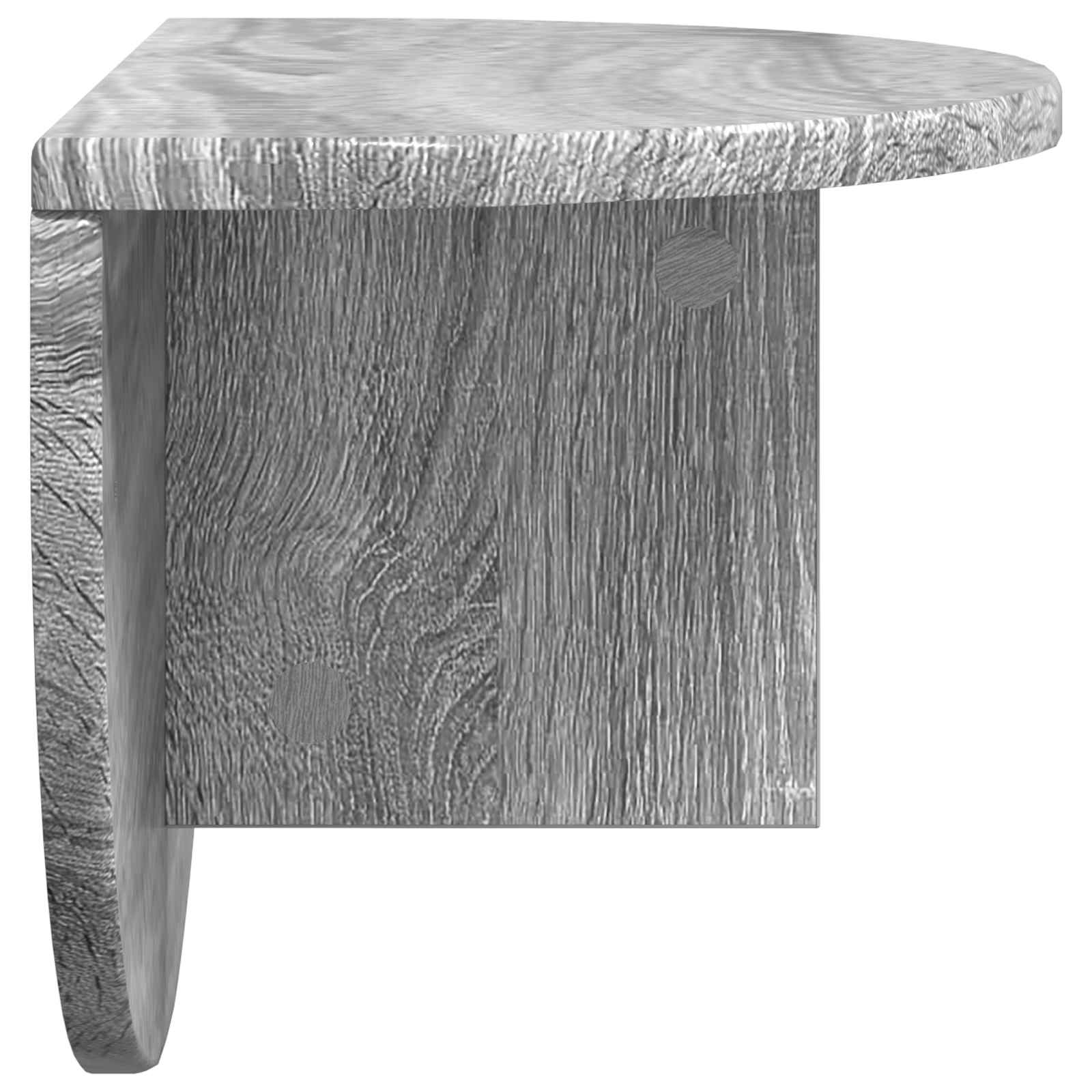 Wandregal Graues Sonoma 48 x 24 x 24 cm Holzwerkstoff
