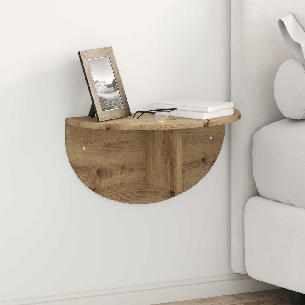 Wandregal Artisan-Eiche 48 x 24 x 24 cm Holzwerkstoff