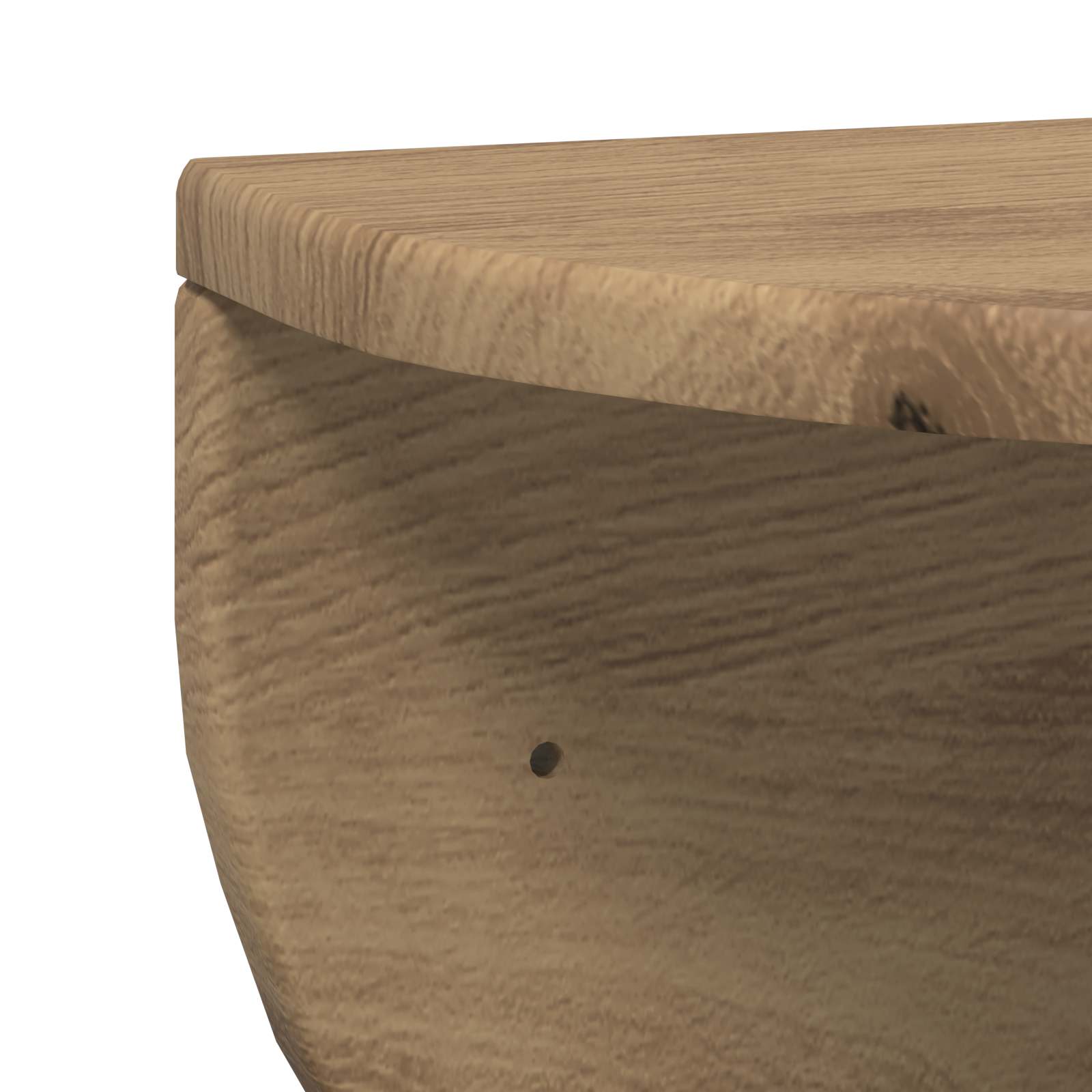 Wandregal 2 pcs Artisan-Eiche 48 x 24 x 24 cm Holzwerkstoff