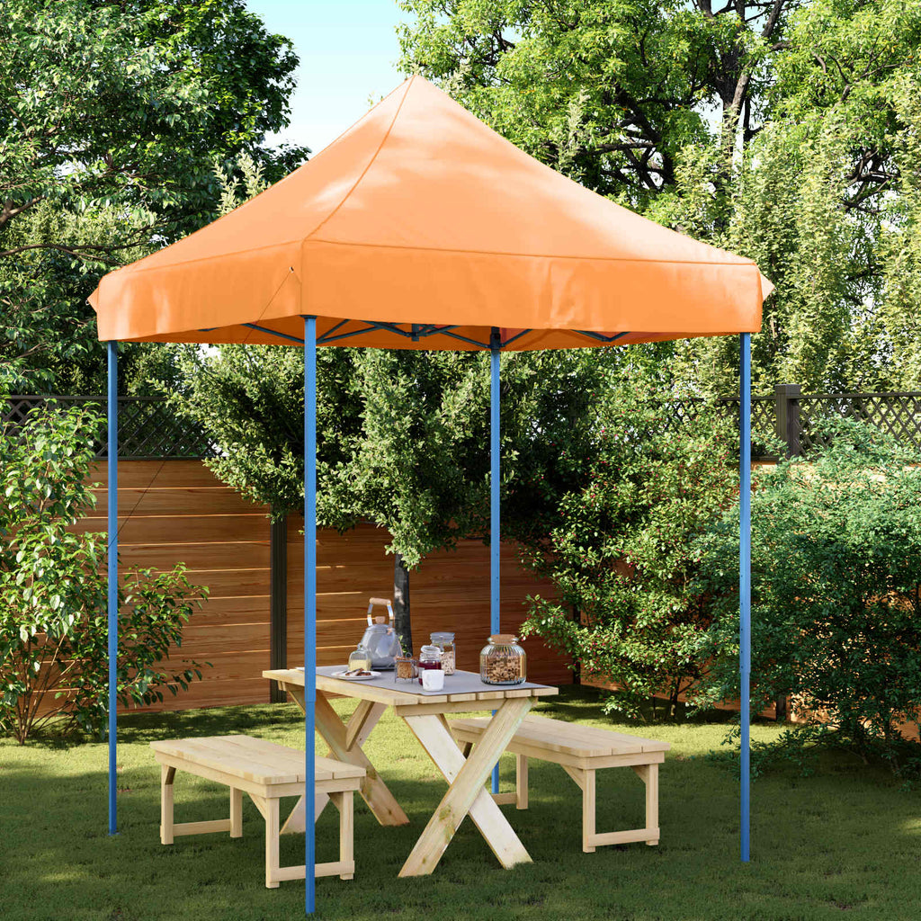 Party-Zelt Orange 200 x 200 x 306 cm Oxford-Stoff