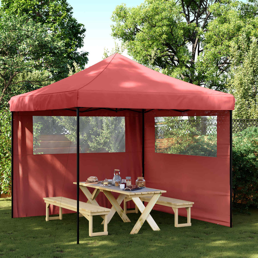 Party-Zelt Bordeauxrot 292 x 292 x 315 cm Oxford-Stoff