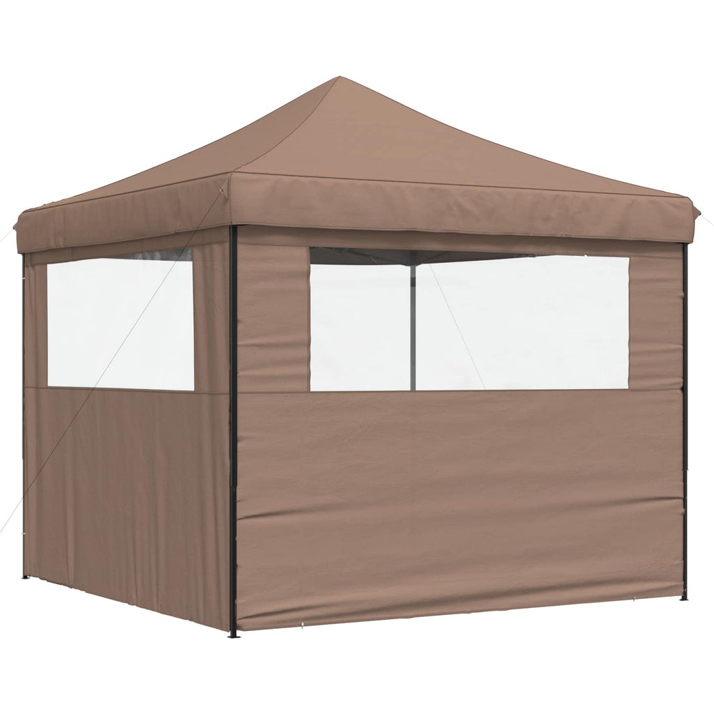 Party-Zelt Braun 292 x 292 x 315 cm Oxford-Stoff