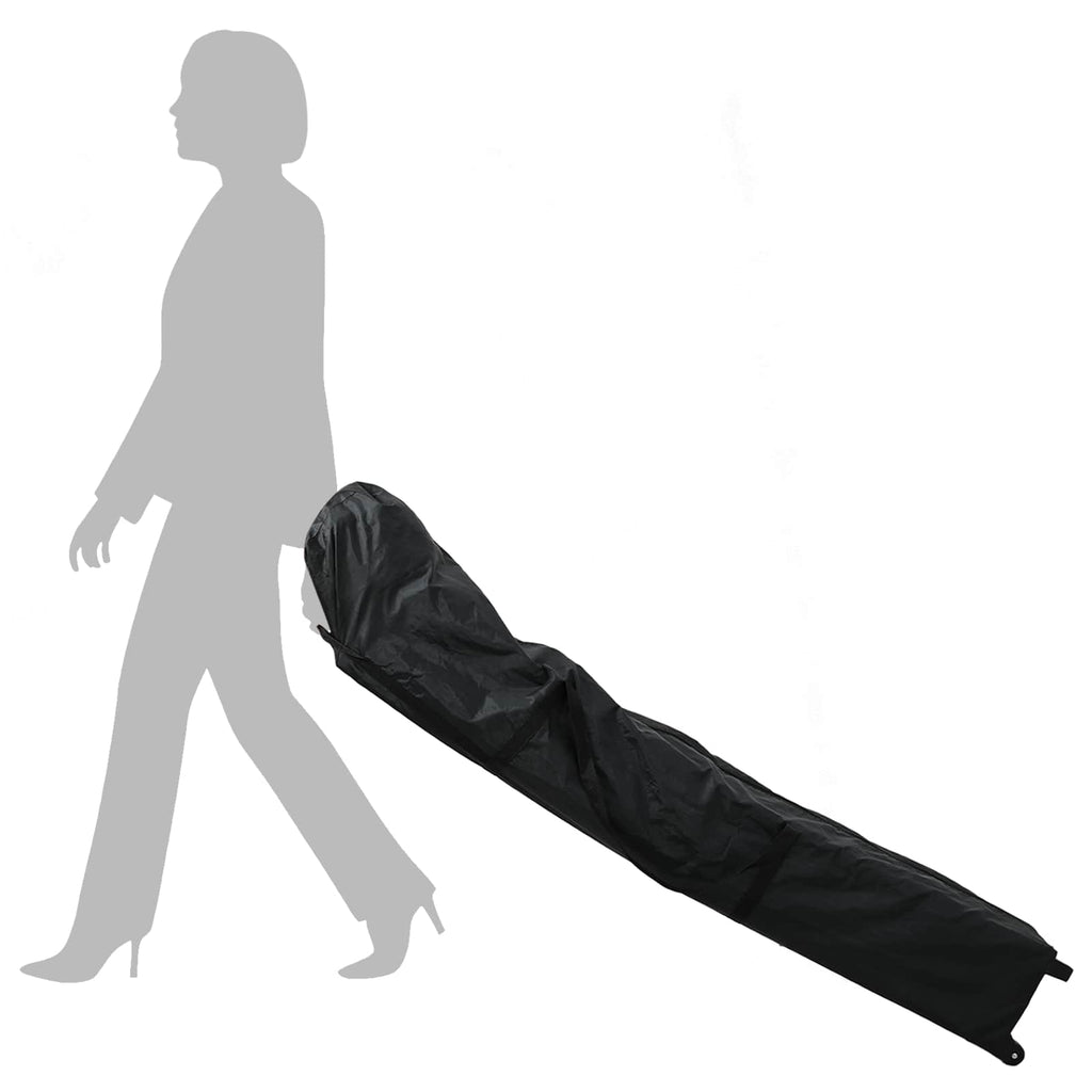 Party-Zelt Braun 292 x 292 x 315 cm Oxford-Stoff