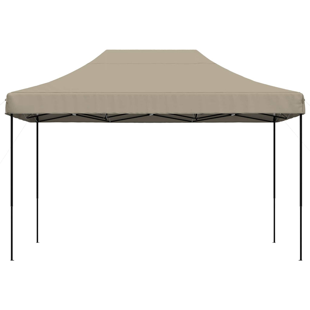 Party-Zelt Taupe 279 x 410 x 315 cm Oxford-Stoff
