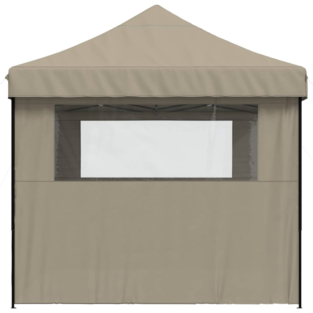 Party-Zelt Taupe 279 x 410 x 315 cm Oxford-Stoff