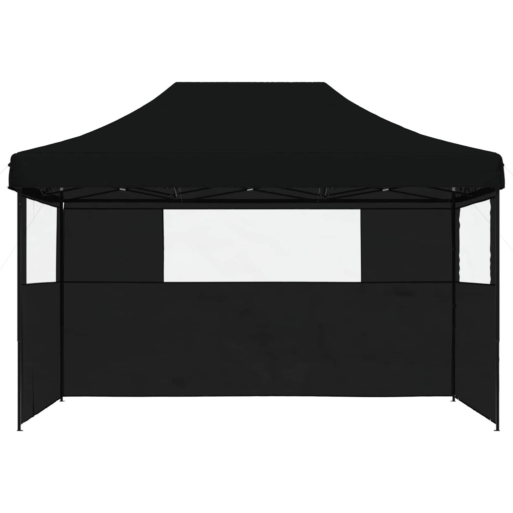 Party-Zelt Schwarz 279 x 410 x 315 cm Oxford-Stoff