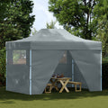 Party-Zelt Anthrazit 280 x 410 x 315 cm Oxford-Stoff
