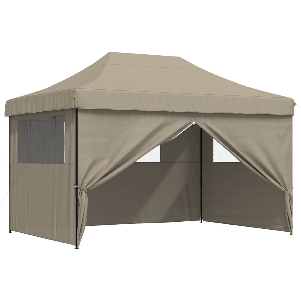 Party-Zelt Taupe 279 x 410 x 315 cm Oxford-Stoff