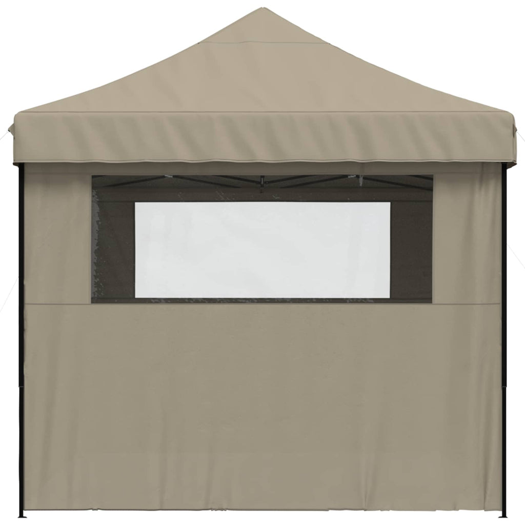 Party-Zelt Taupe 279 x 410 x 315 cm Oxford-Stoff