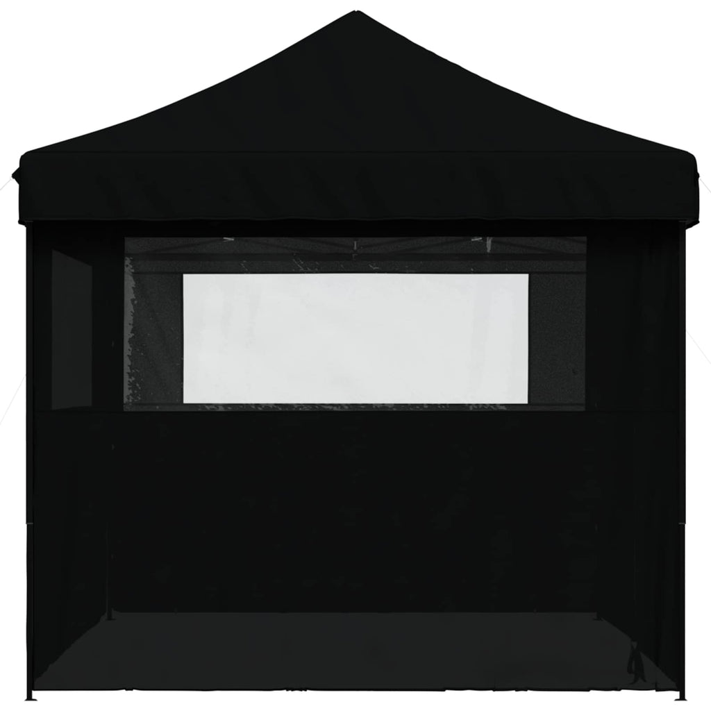 Party-Zelt Schwarz 279 x 410 x 315 cm Oxford-Stoff