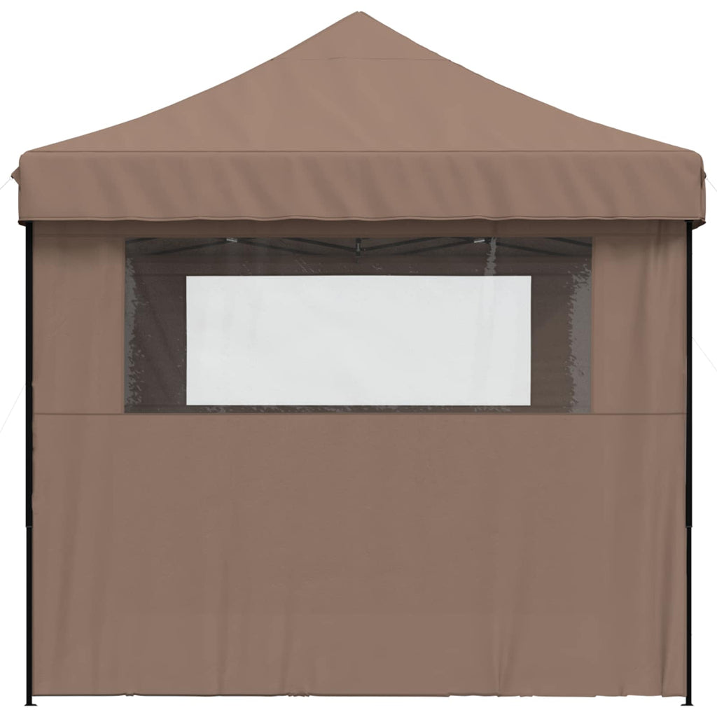 Party-Zelt Braun 292 x 440 x 315 cm Oxford-Stoff