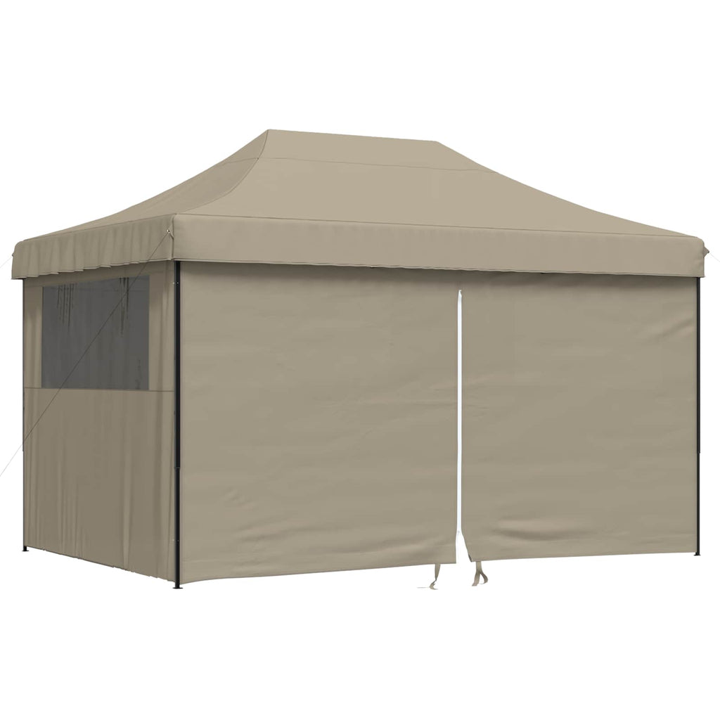 Party-Zelt Taupe 292 x 440 x 315 cm Oxford-Stoff