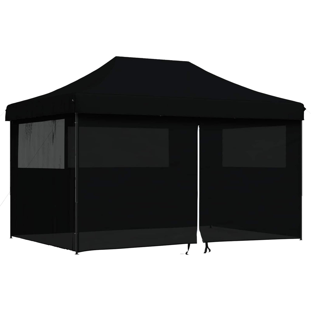 Party-Zelt Schwarz 292 x 440 x 315 cm Oxford-Stoff