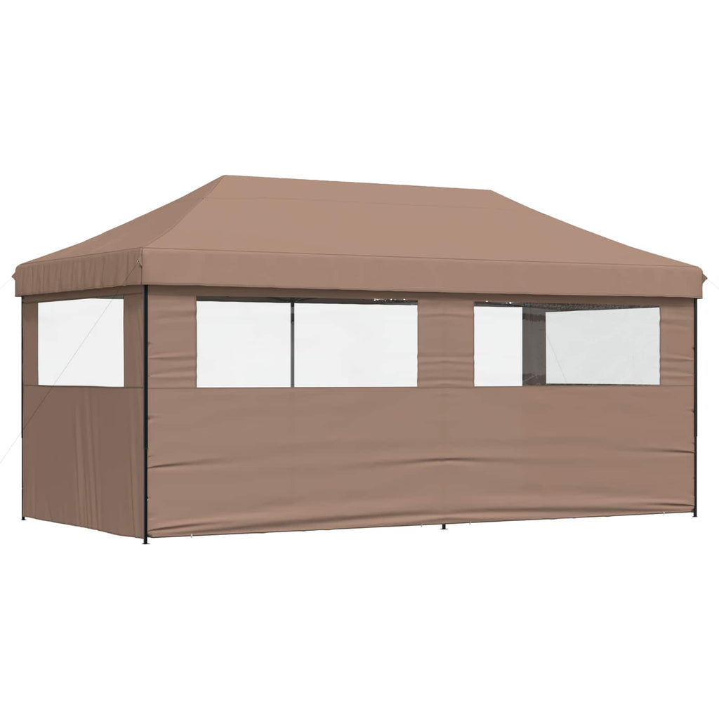 Party-Zelt Braun 292 x 580 x 315 cm Oxford-Stoff