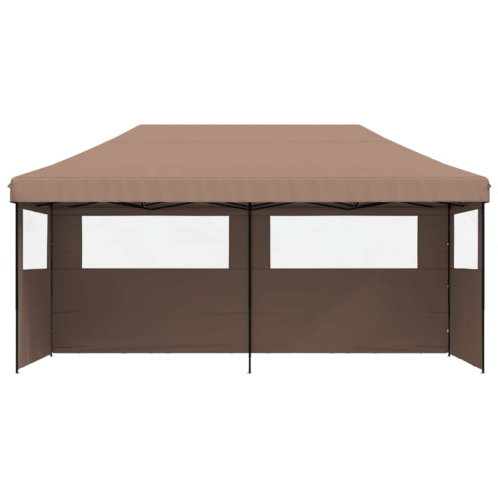 Party-Zelt Braun 292 x 580 x 315 cm Oxford-Stoff