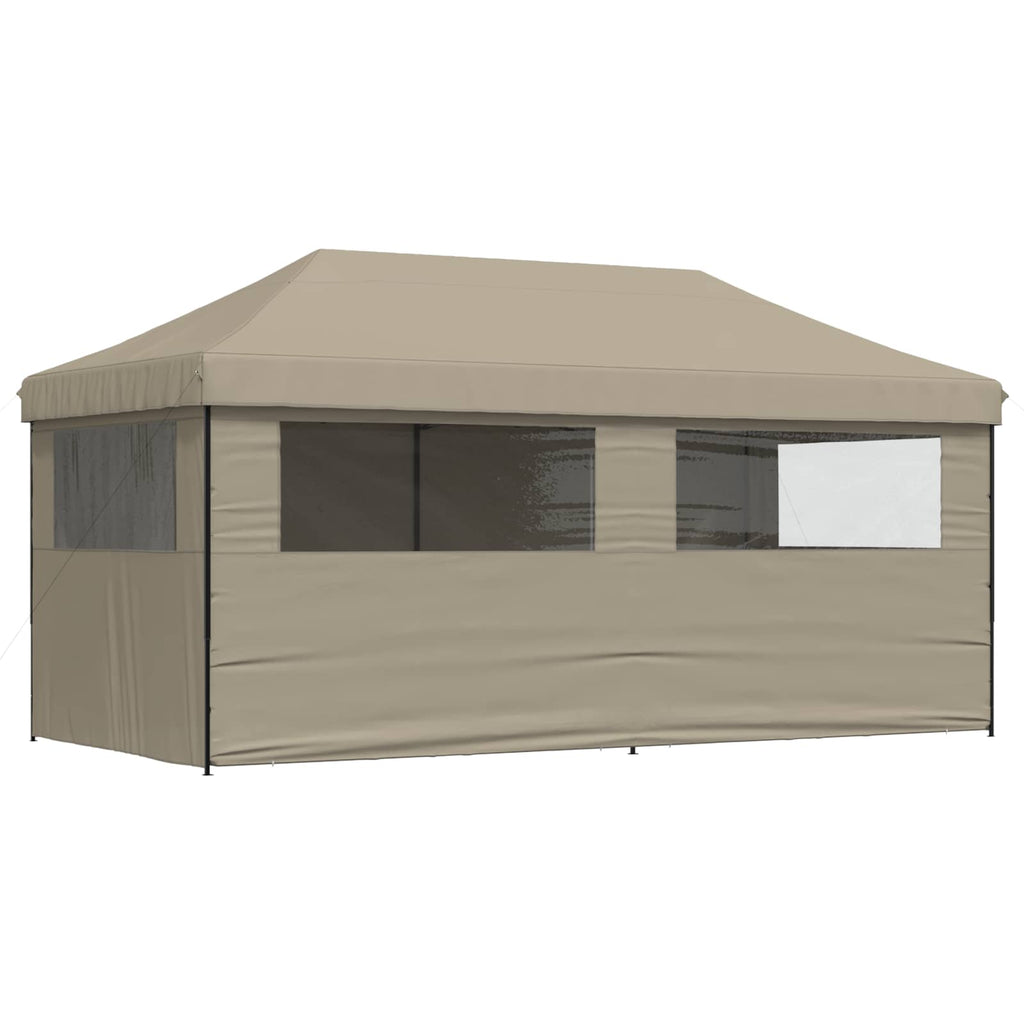 Party-Zelt Taupe 292 x 580 x 315 cm Oxford-Stoff