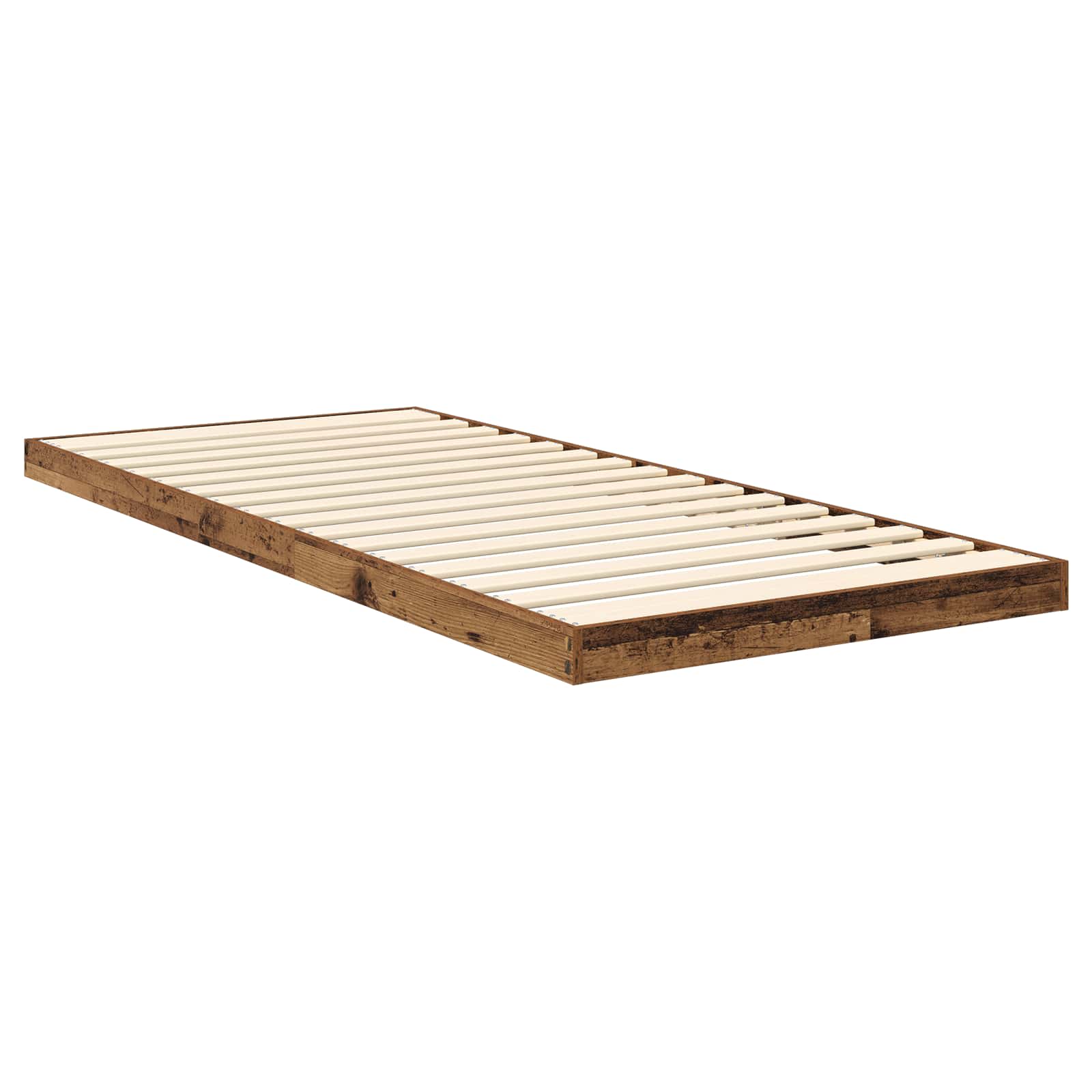 Bodenbettrahmen Altholz 80 x 200 cm Holzwerkstoff
