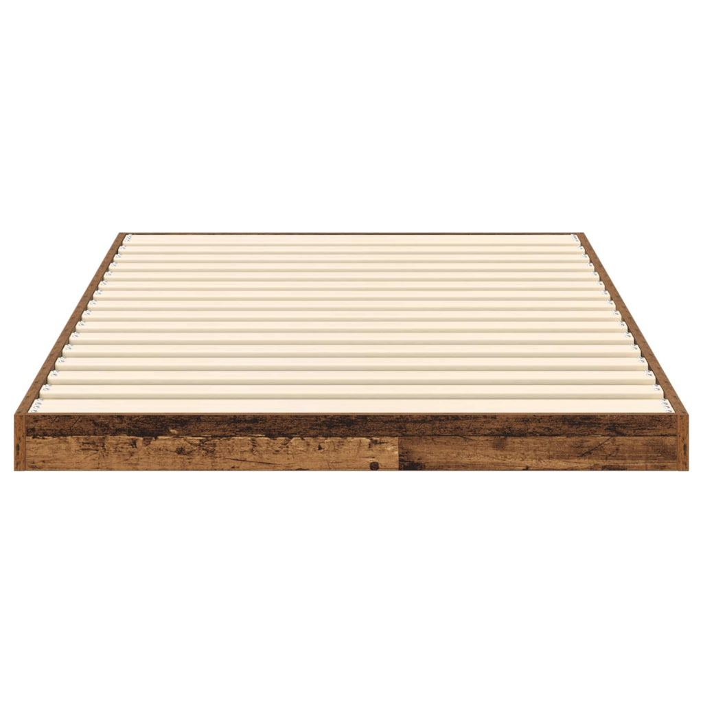 Bodenbettrahmen Altholz 90 x 200 cm Holzwerkstoff