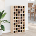 Weinregal 2 pcs Natur 56 x 25 x 56 cm Massives Kiefernholz