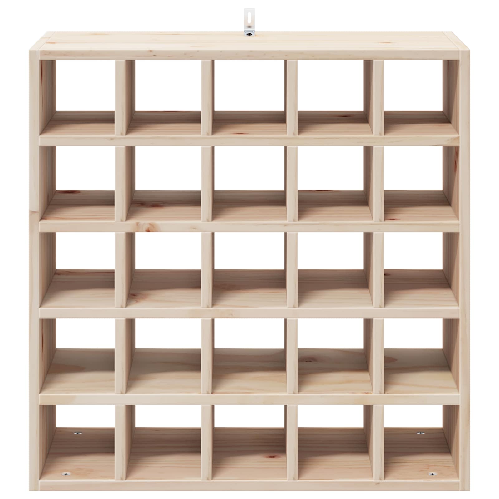 Weinregal 2 pcs Natur 56 x 25 x 56 cm Massives Kiefernholz