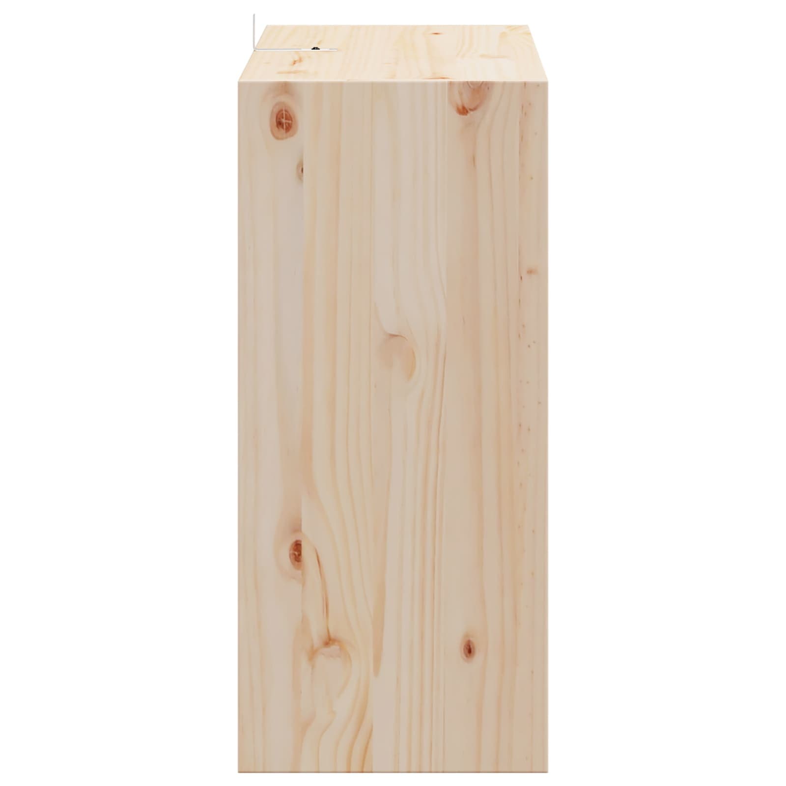 Weinregal 2 pcs Natur 56 x 25 x 56 cm Massives Kiefernholz