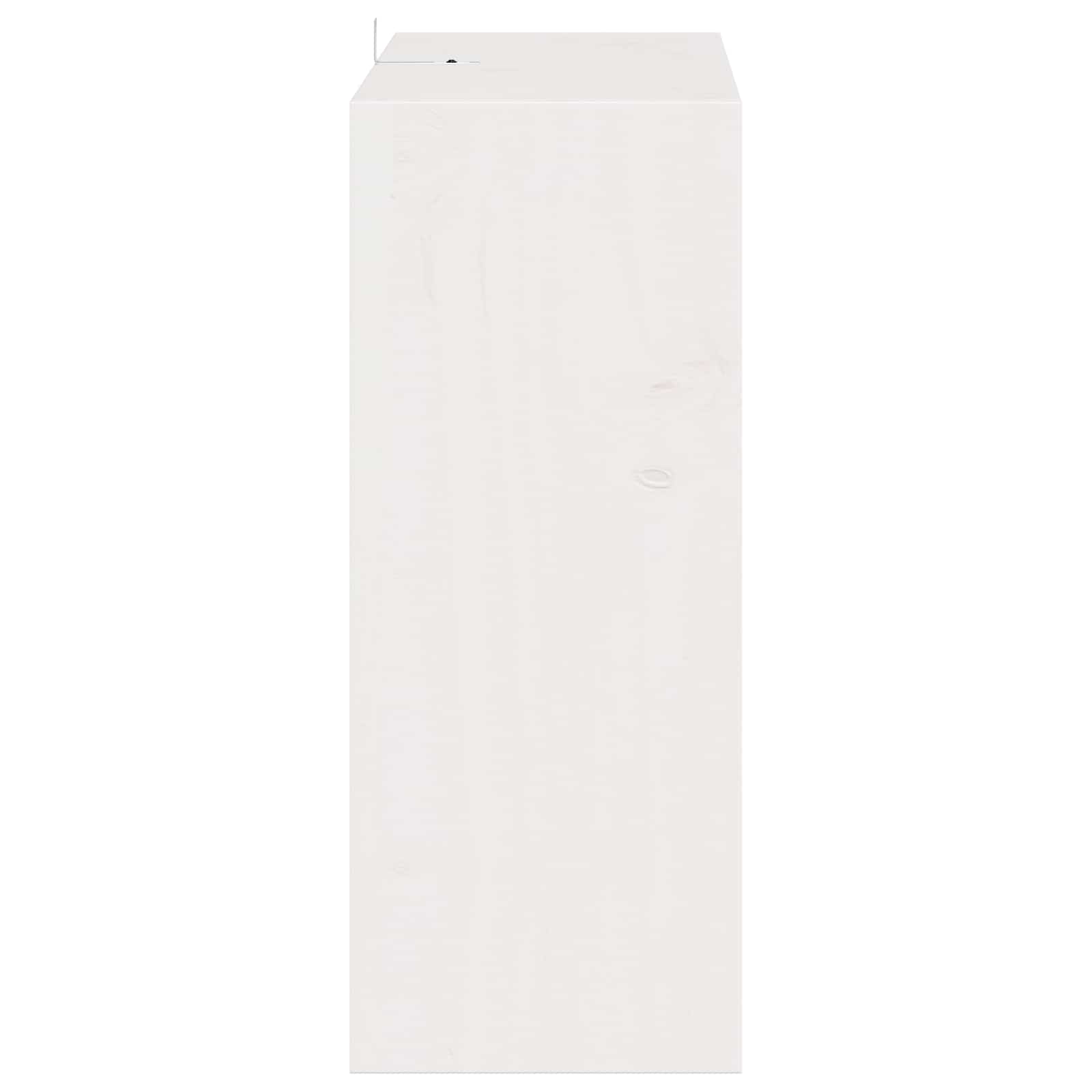 Weinregal 4 pcs Weiß 62 x 25 x 62 cm Massives Kiefernholz