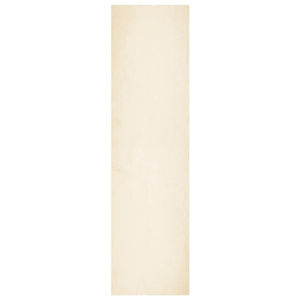 Mittlerer Flor weicher und waschbarer Teppich HUARTE Creme