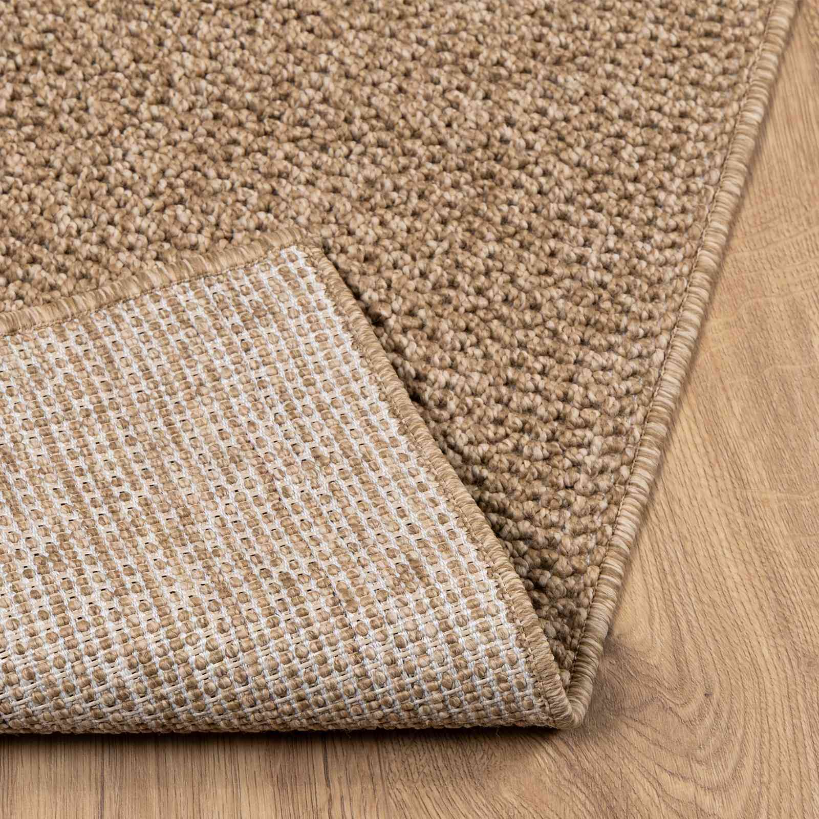 Bereichsteppiche Rechtwinklig AGIRA Natur 200 x 80 cm Polyester