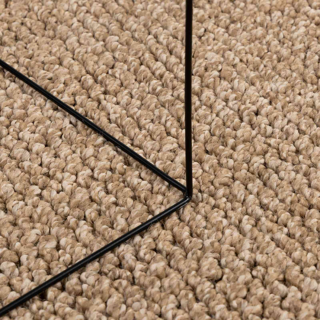 Bereichsteppiche Rechtwinklig AGIRA Natur 200 x 80 cm Polyester